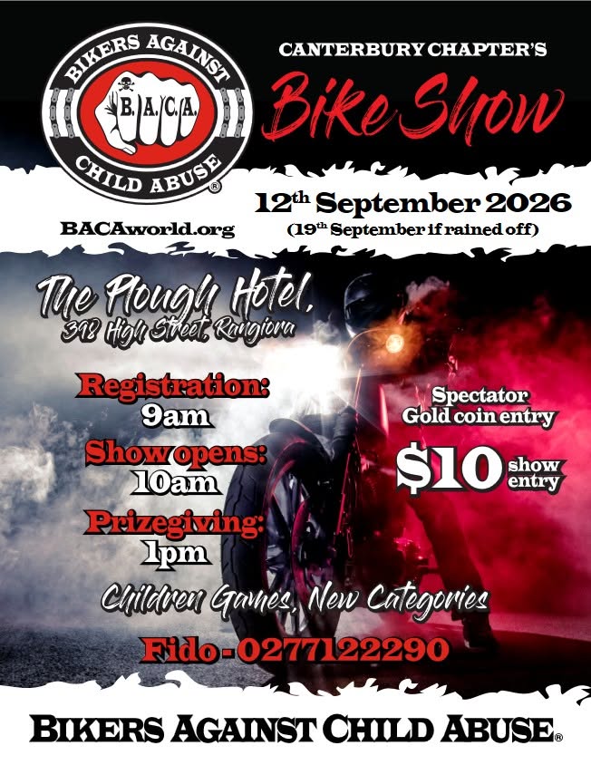 Canterbury Chapter Annual Bike Show