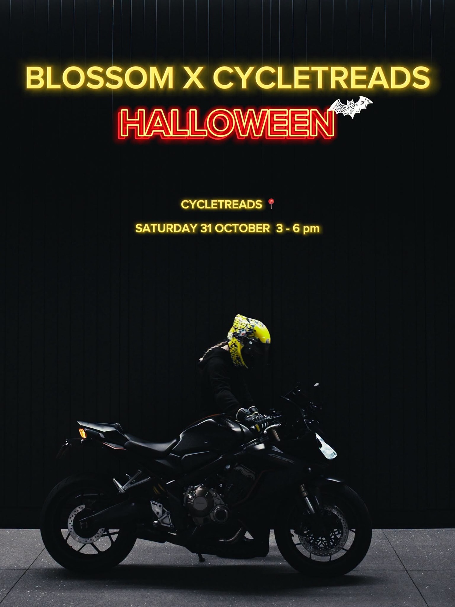 Blossom X Cycletreads Halloween 1 839960230 1558178019411428 2888843836791372417 n - Blossom X Cycletreads Halloween